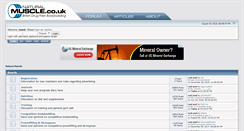 Desktop Screenshot of naturalmuscle.co.uk